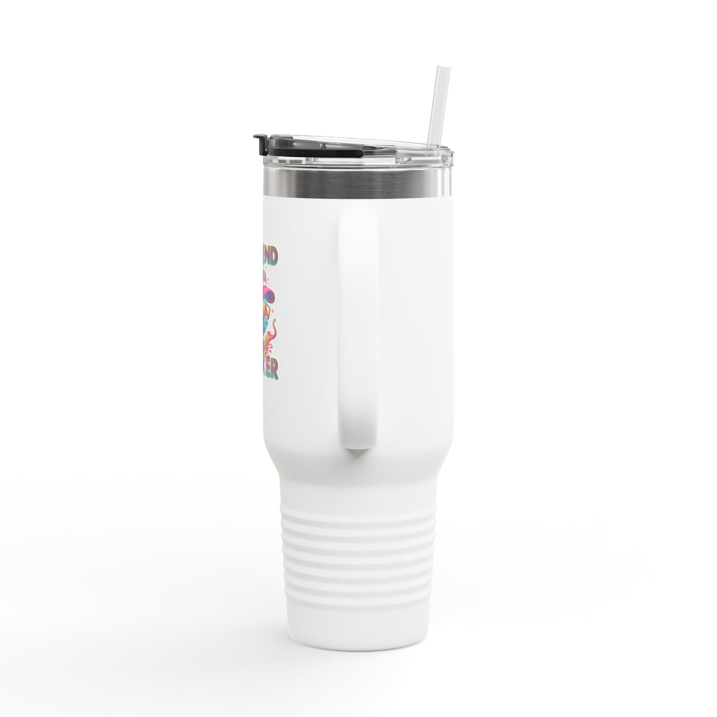 40oz Insulated Travel Mug - Weekend Hooker Fishing Design