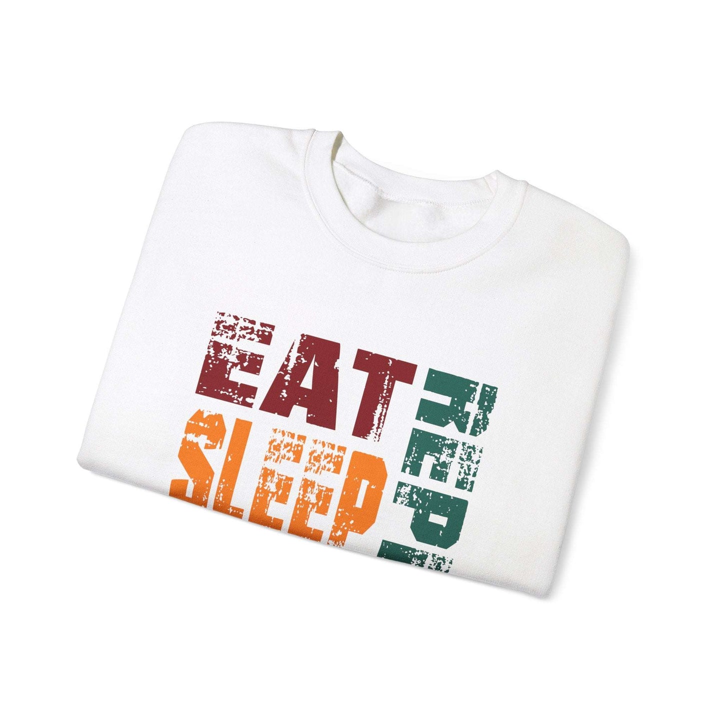Unisex Heavy Blend™ Crewneck Sweatshirt - Eat Sleep Repeat Fish