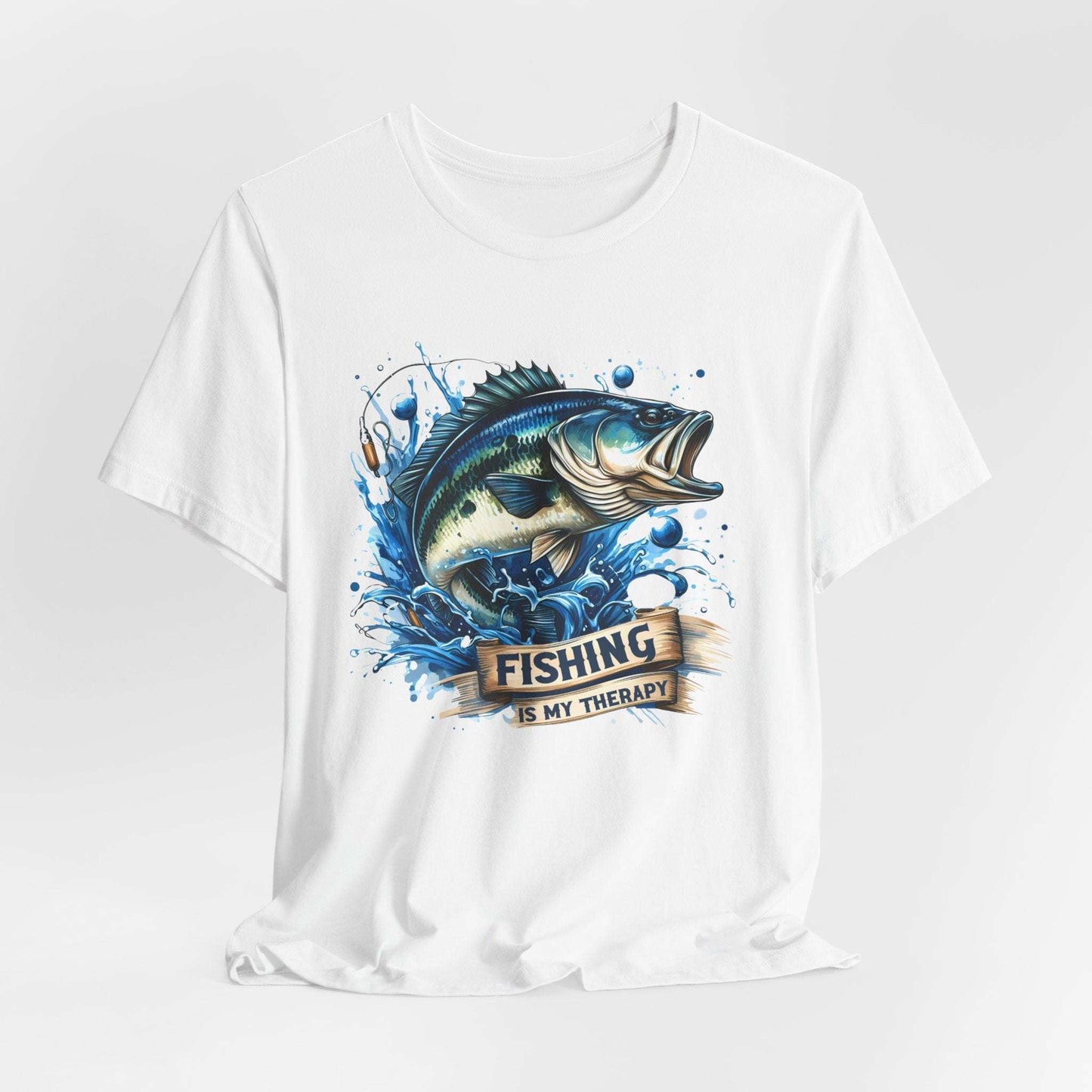 Fishing Is My Therapy Unisex Tee