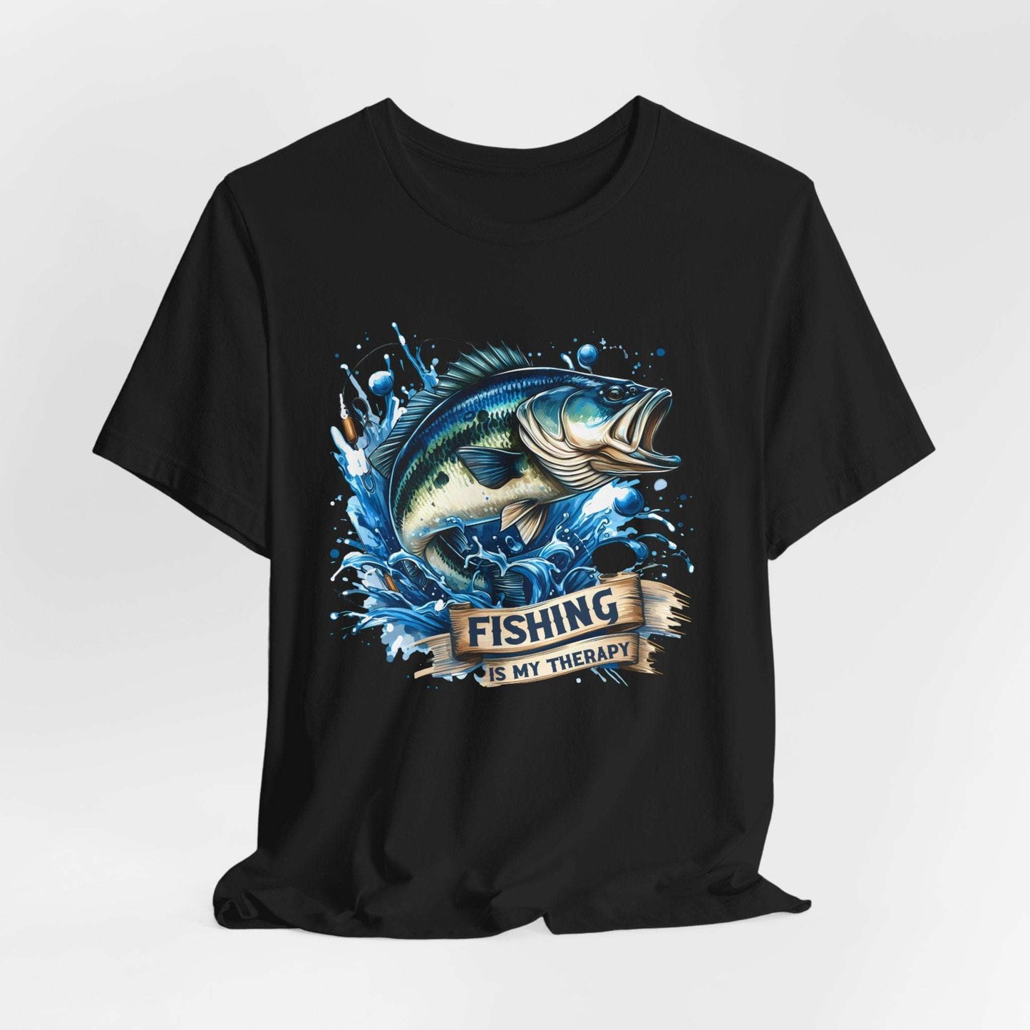 Fishing Is My Therapy Unisex Tee