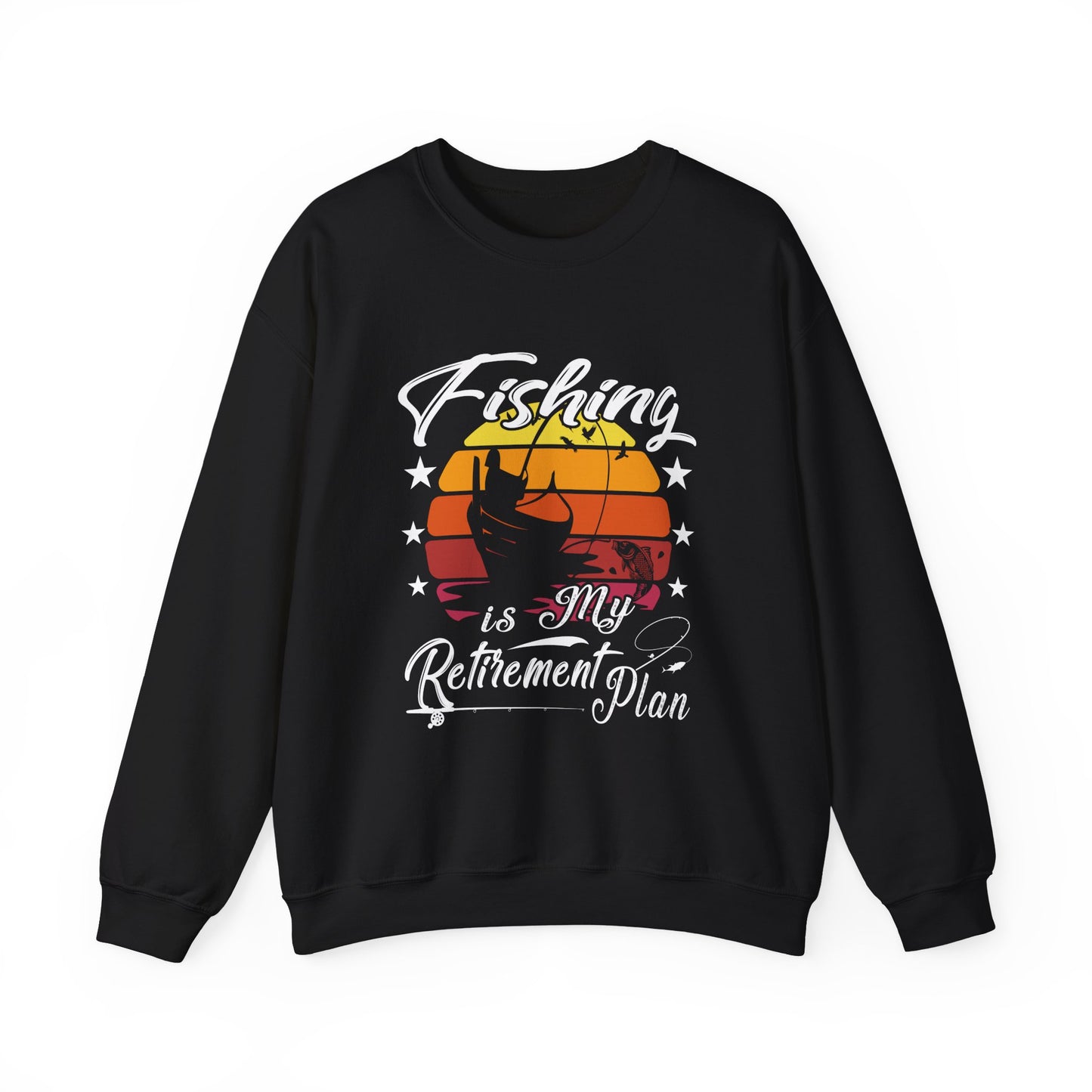 Fishing Retirement Plan Sweatshirt | Unisex Heavy Blend™ Crewneck