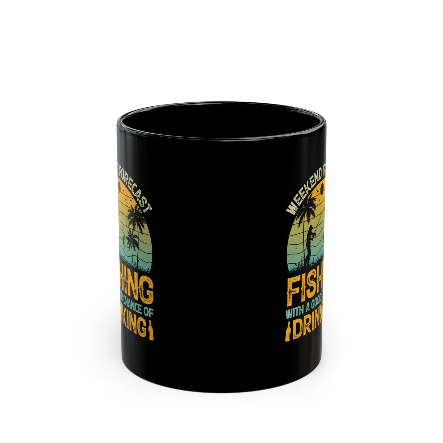 Weekend Forecast Fishing Mug - 11oz & 15oz - Perfect for Fishermen & Outdoor Lovers