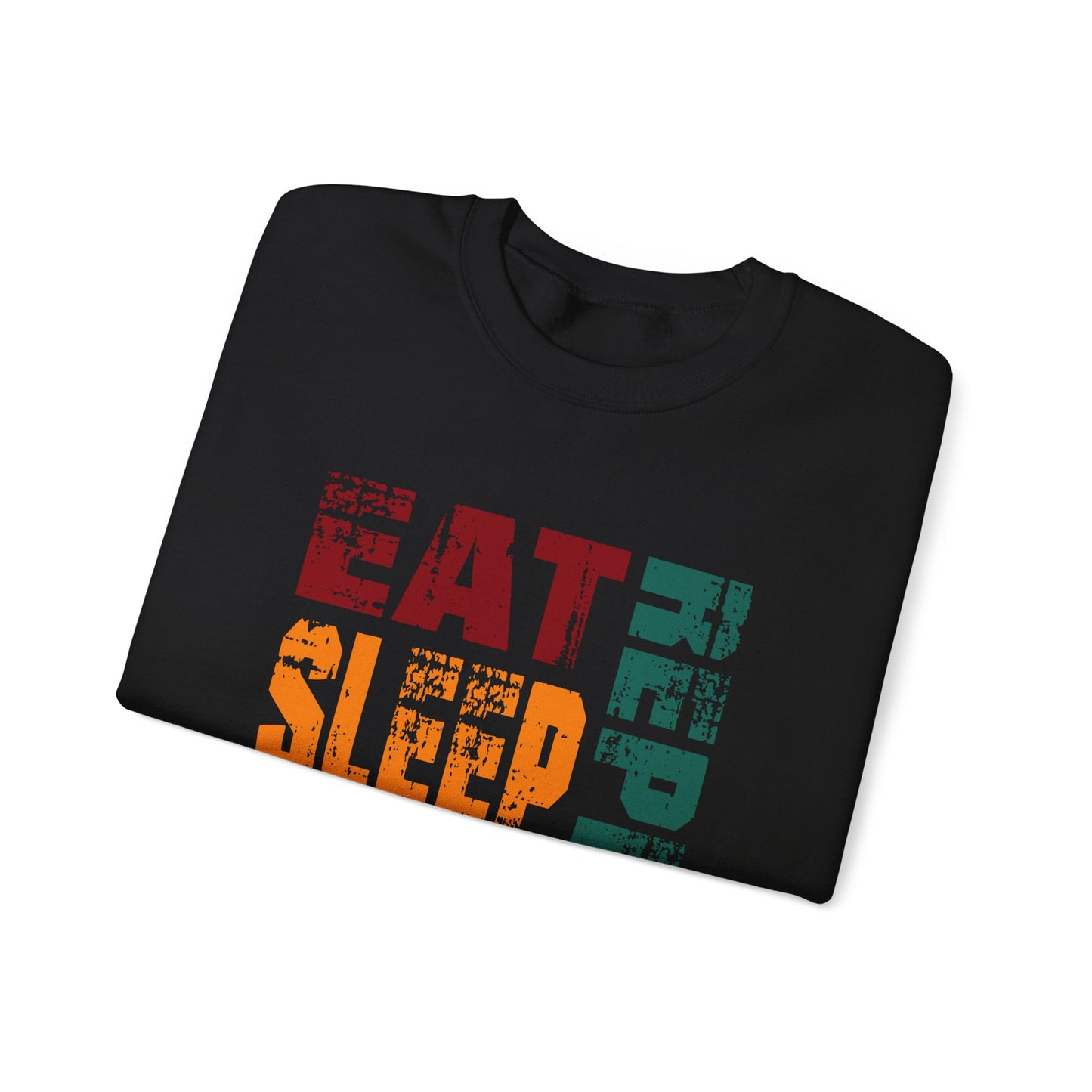 Unisex Heavy Blend™ Crewneck Sweatshirt - Eat Sleep Repeat Fish