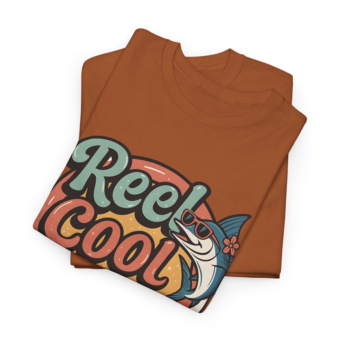 Reel Cool Mama Unisex Heavy Cotton Tee - Fun Fishing Graphic T-Shirt