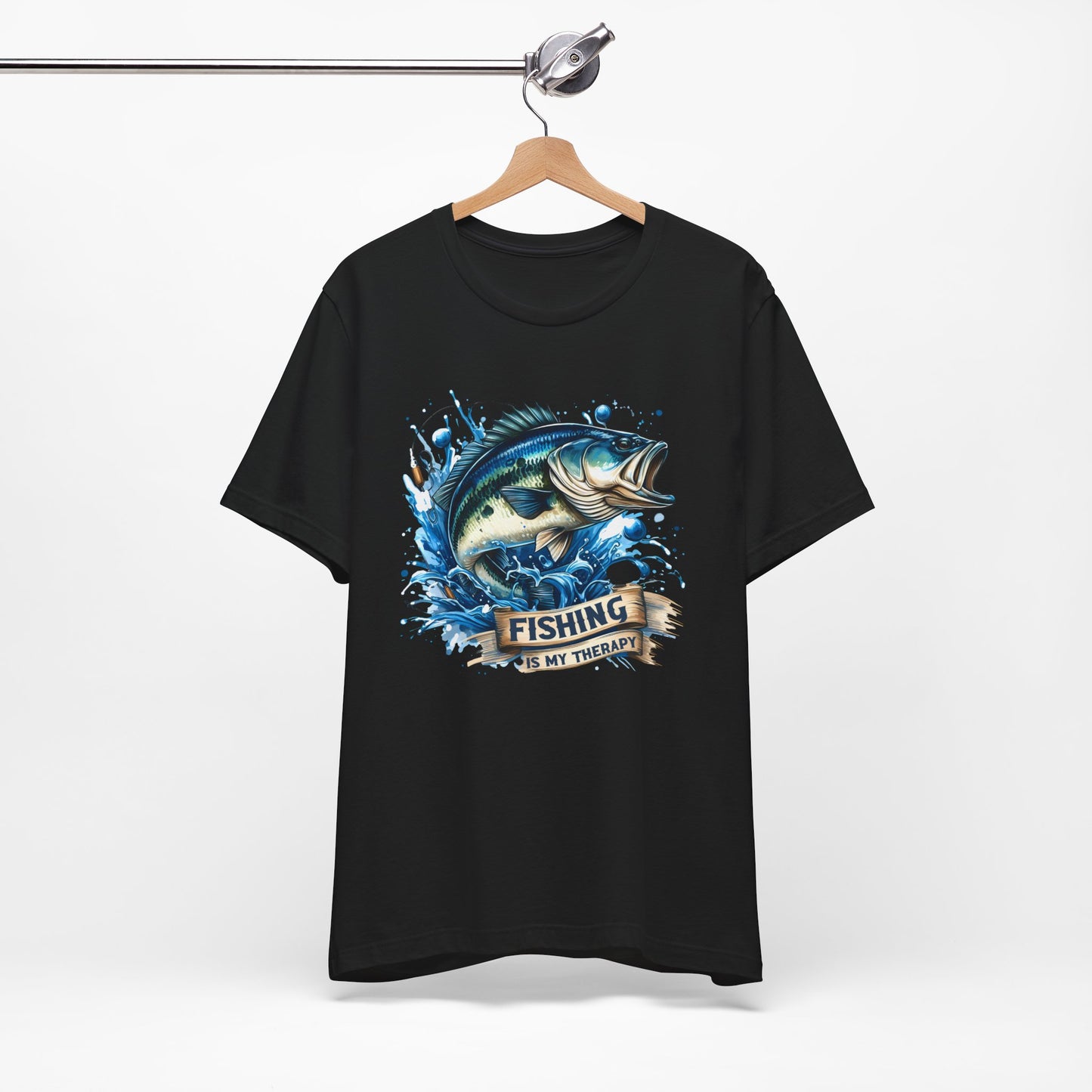Fishing Is My Therapy Unisex Tee