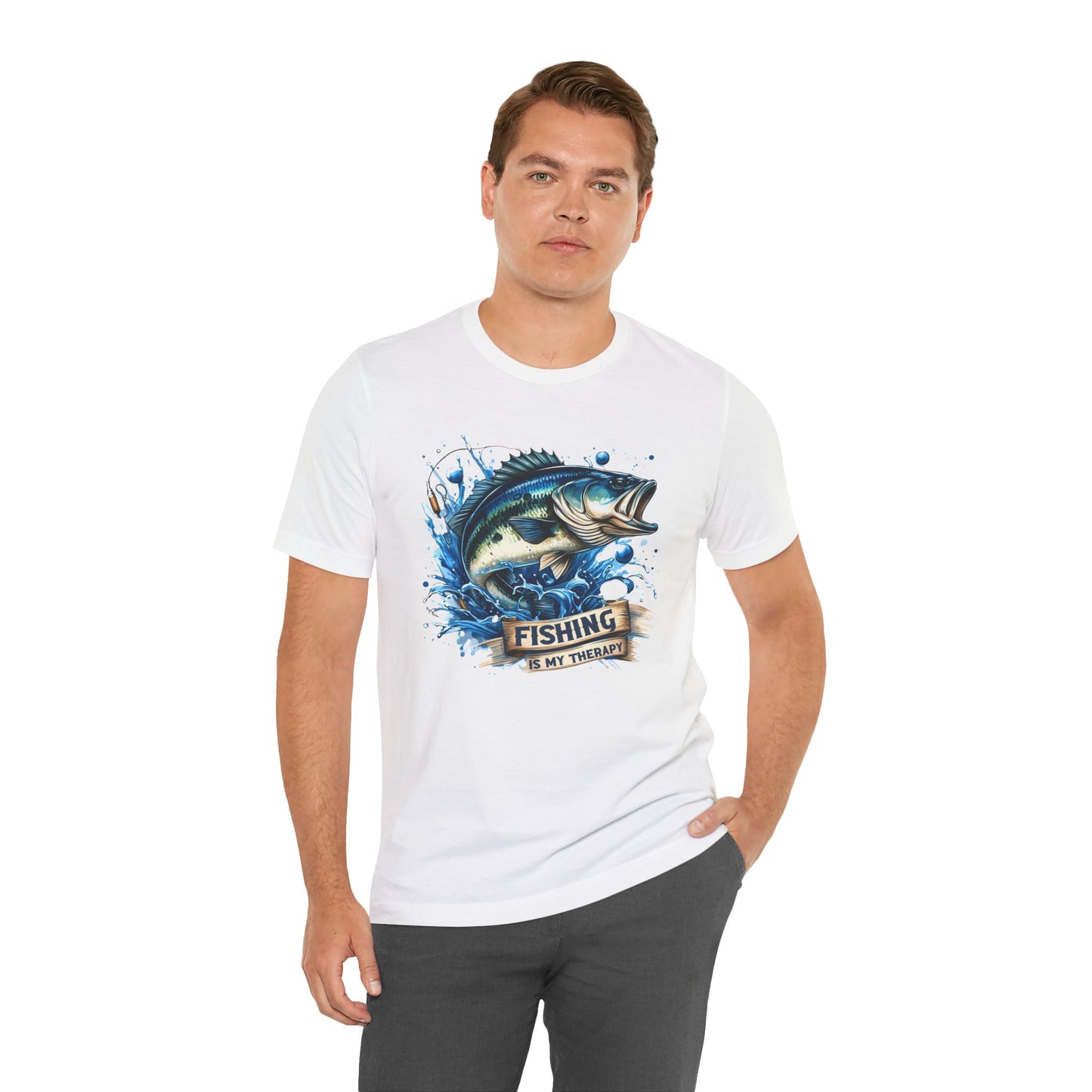 Fishing Is My Therapy Unisex Tee