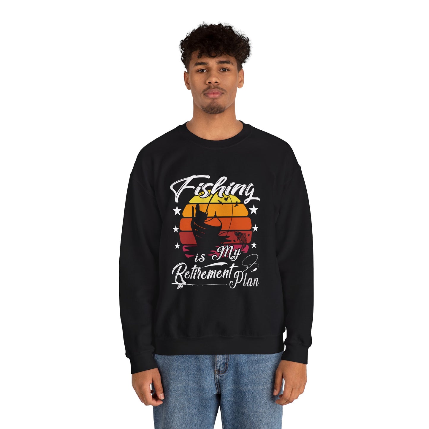 Fishing Retirement Plan Sweatshirt | Unisex Heavy Blend™ Crewneck