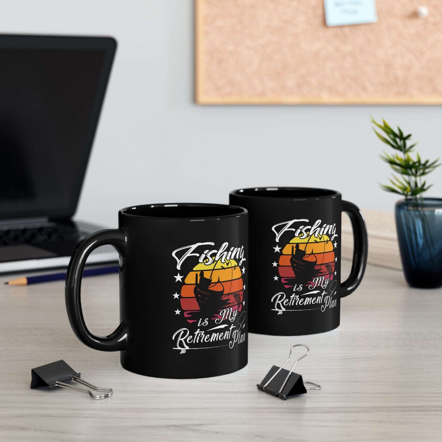 Fishing Retirement Plan Mug - Perfect Gift for Anglers