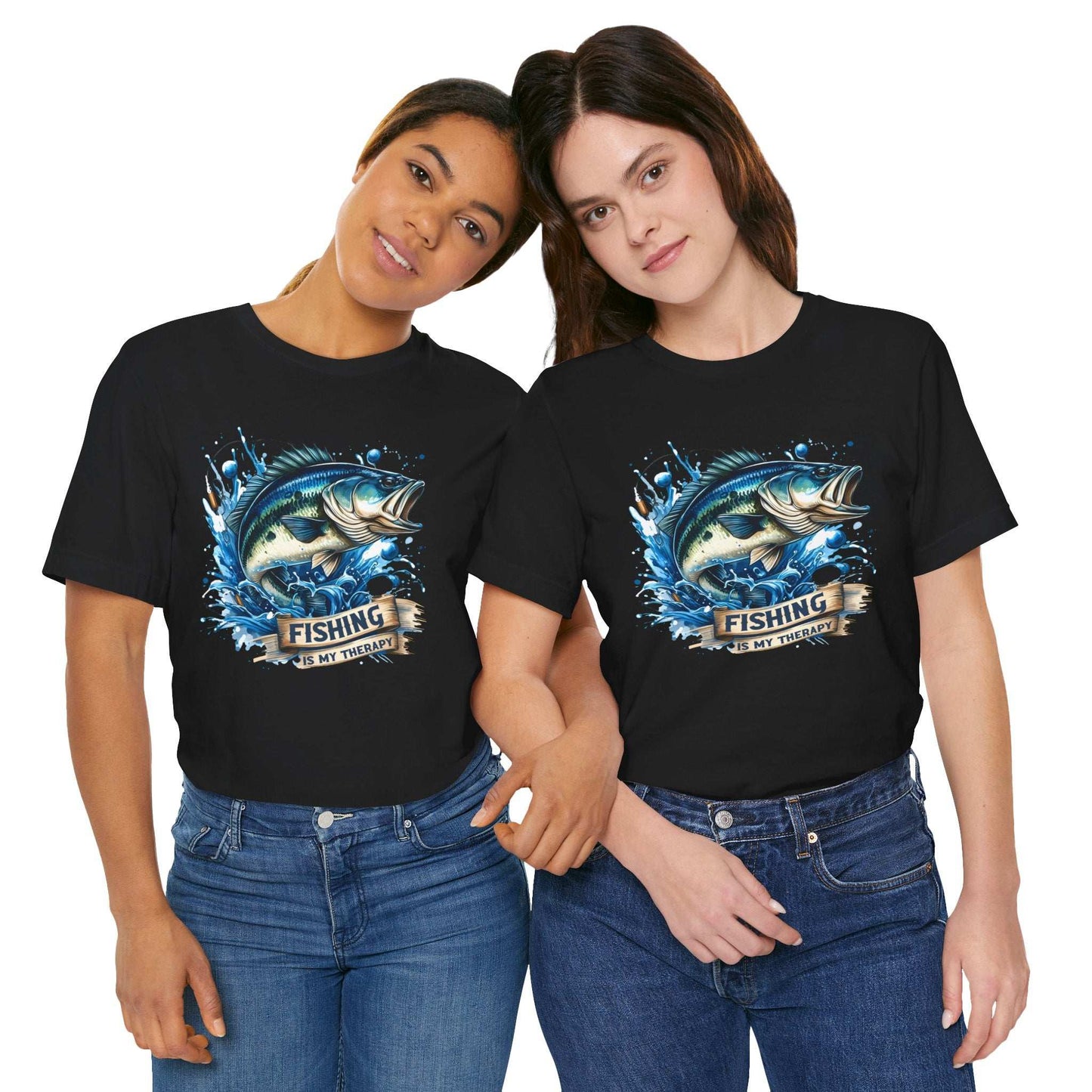 Fishing Is My Therapy Unisex Tee