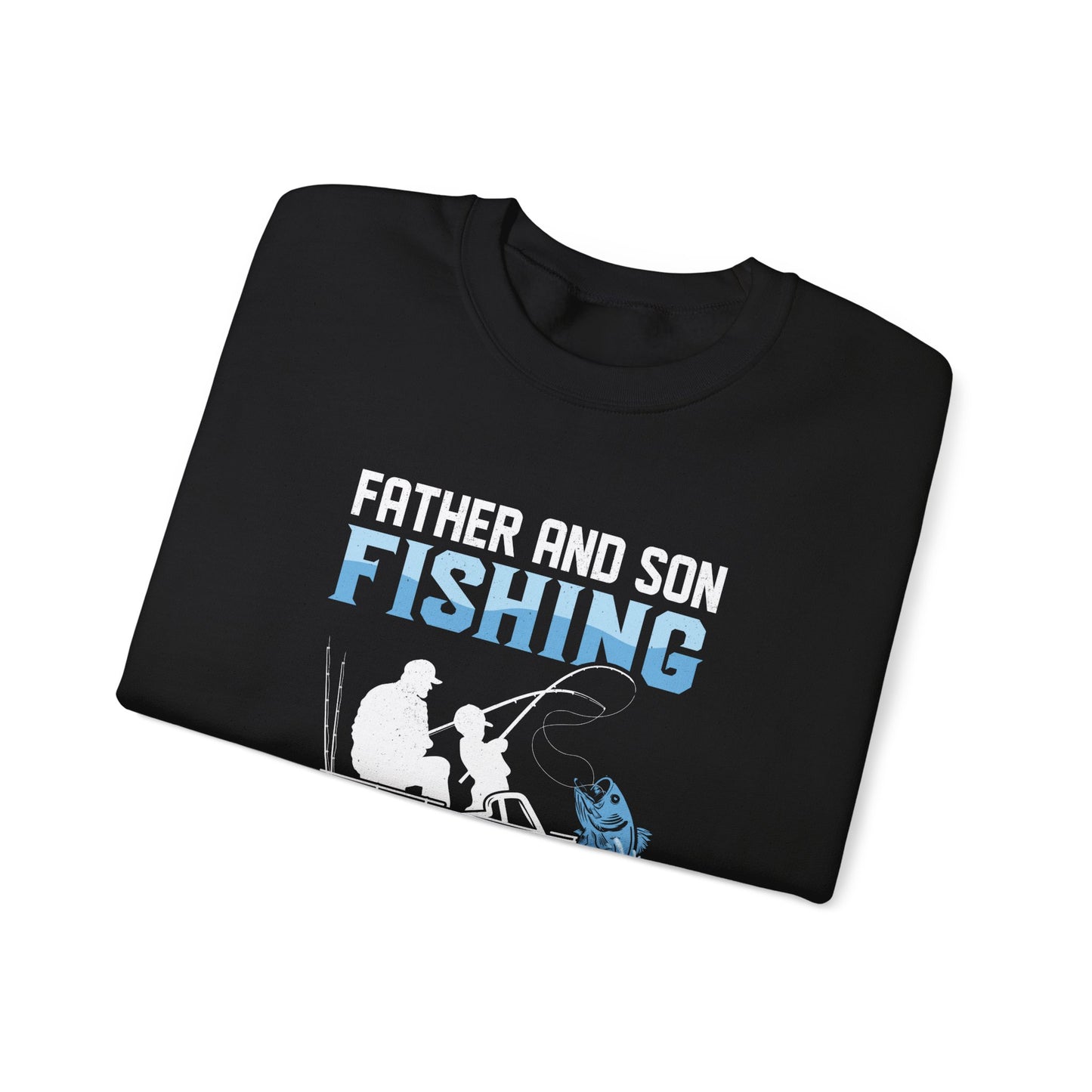 Fishing for Life Crewneck Sweatshirt - Ideal for Anglers & Outdoor Enthusiasts