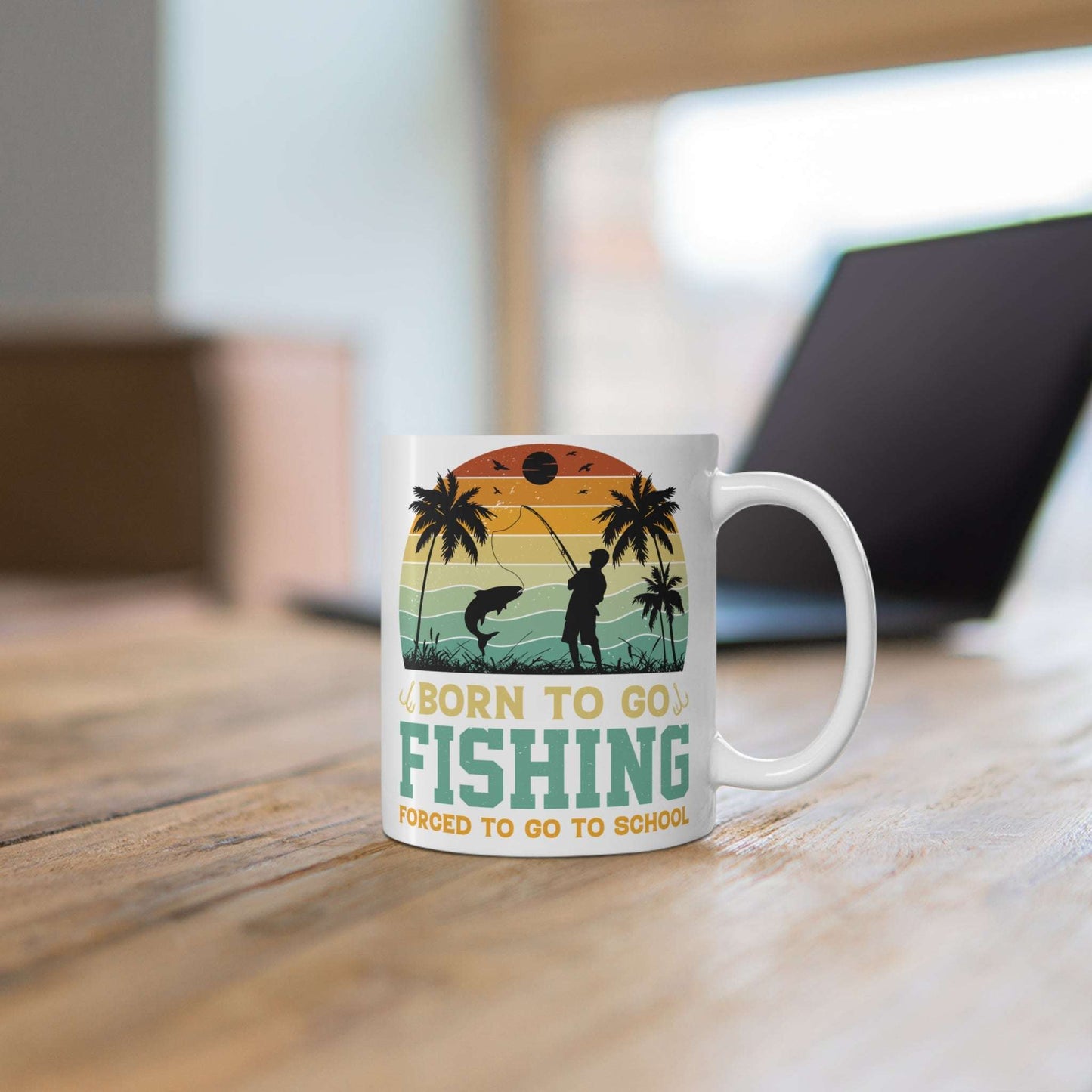 Born to Go Fishing Mug - 11oz Fishing Lover Gift