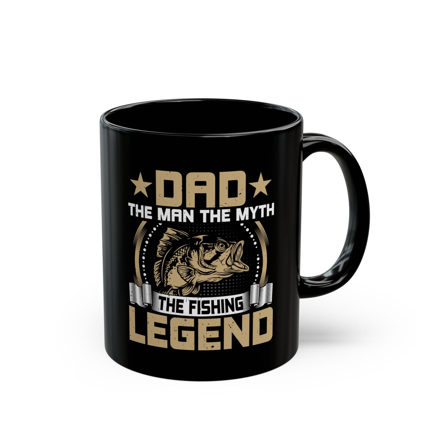 Dad The Man The Myth Fishing Legend Mug - Perfect Gift for Father's Day