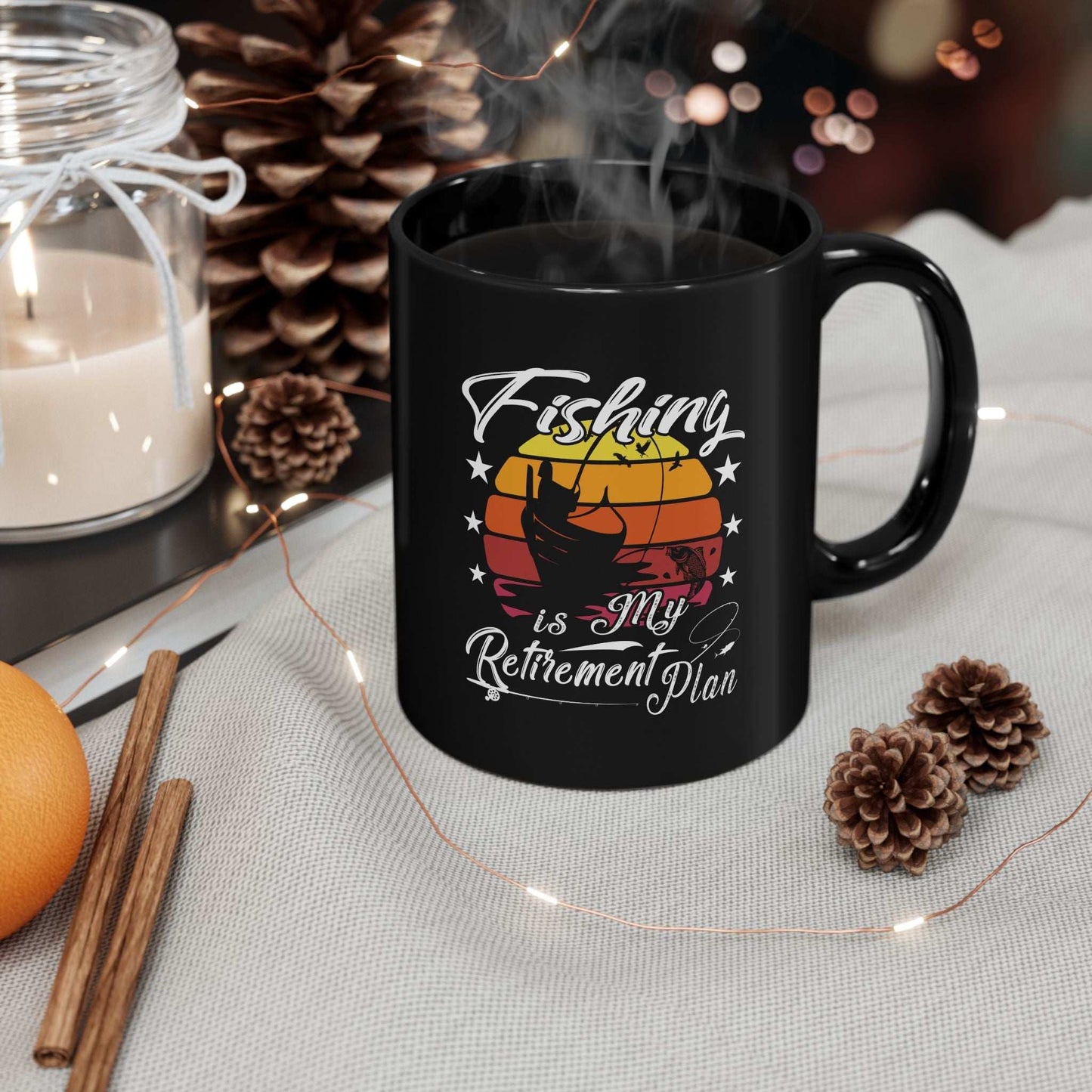 Fishing Retirement Plan Mug - Perfect Gift for Anglers