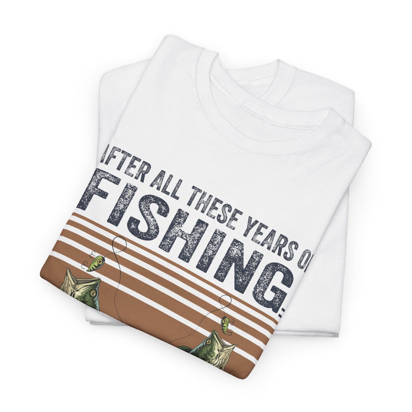 Fishing Lover's Unisex Heavy Cotton Tee - "My Wife is Still My Best Catch"