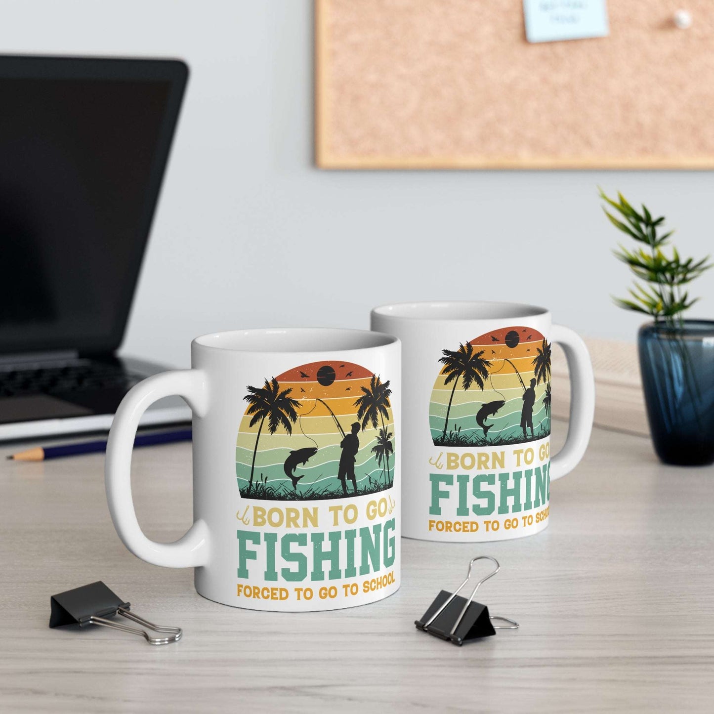 Born to Go Fishing Mug - 11oz Fishing Lover Gift