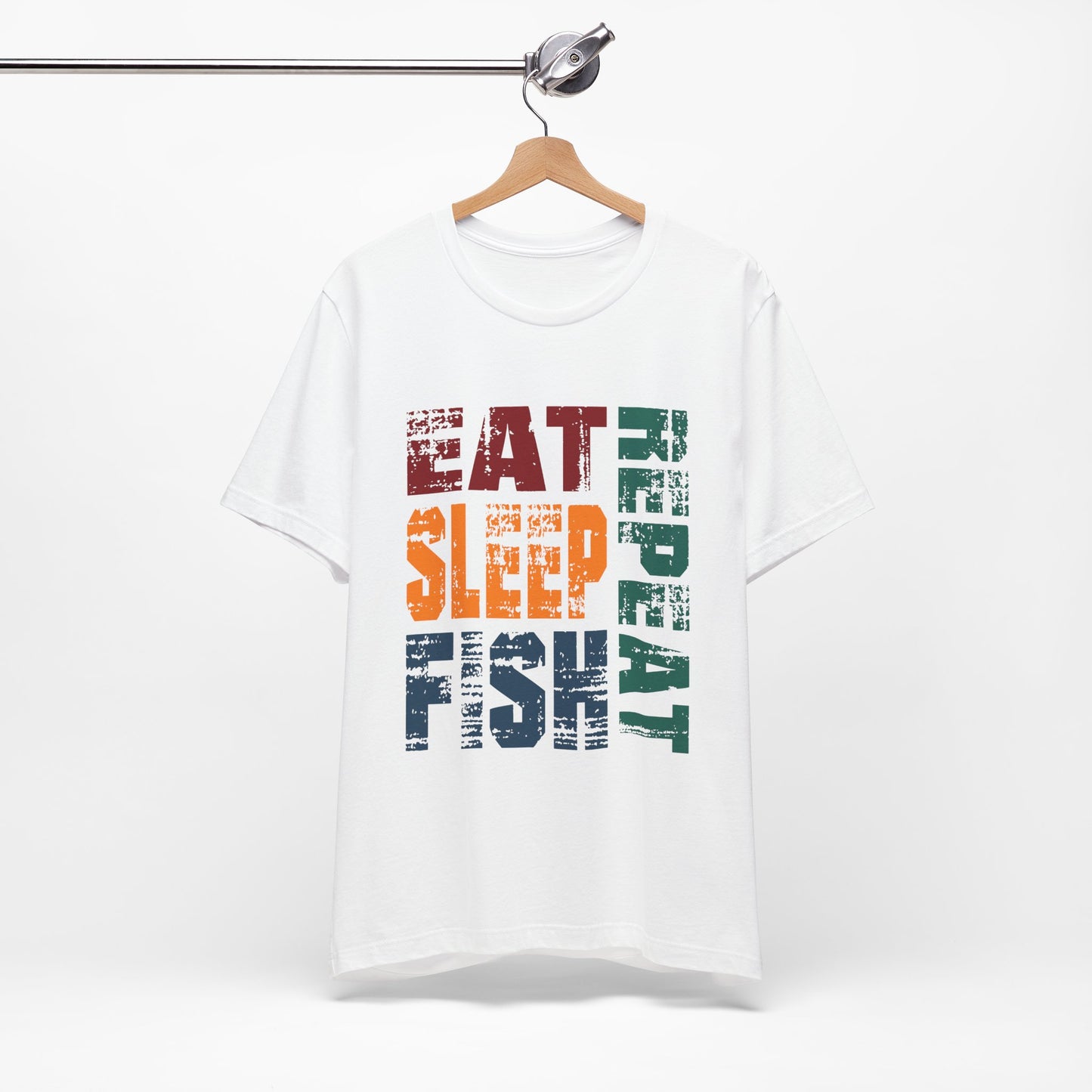 Fishing Lifestyle Tee - Eat Sleep Repeat Graphic Shirt