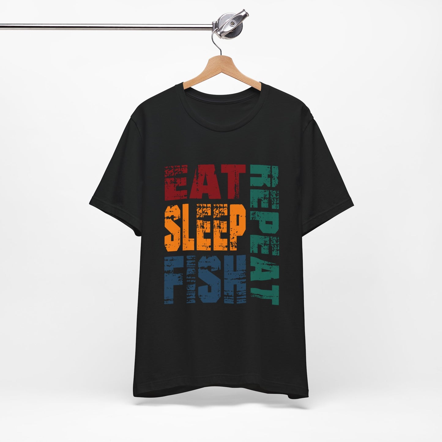 Fishing Lifestyle Tee - Eat Sleep Repeat Graphic Shirt