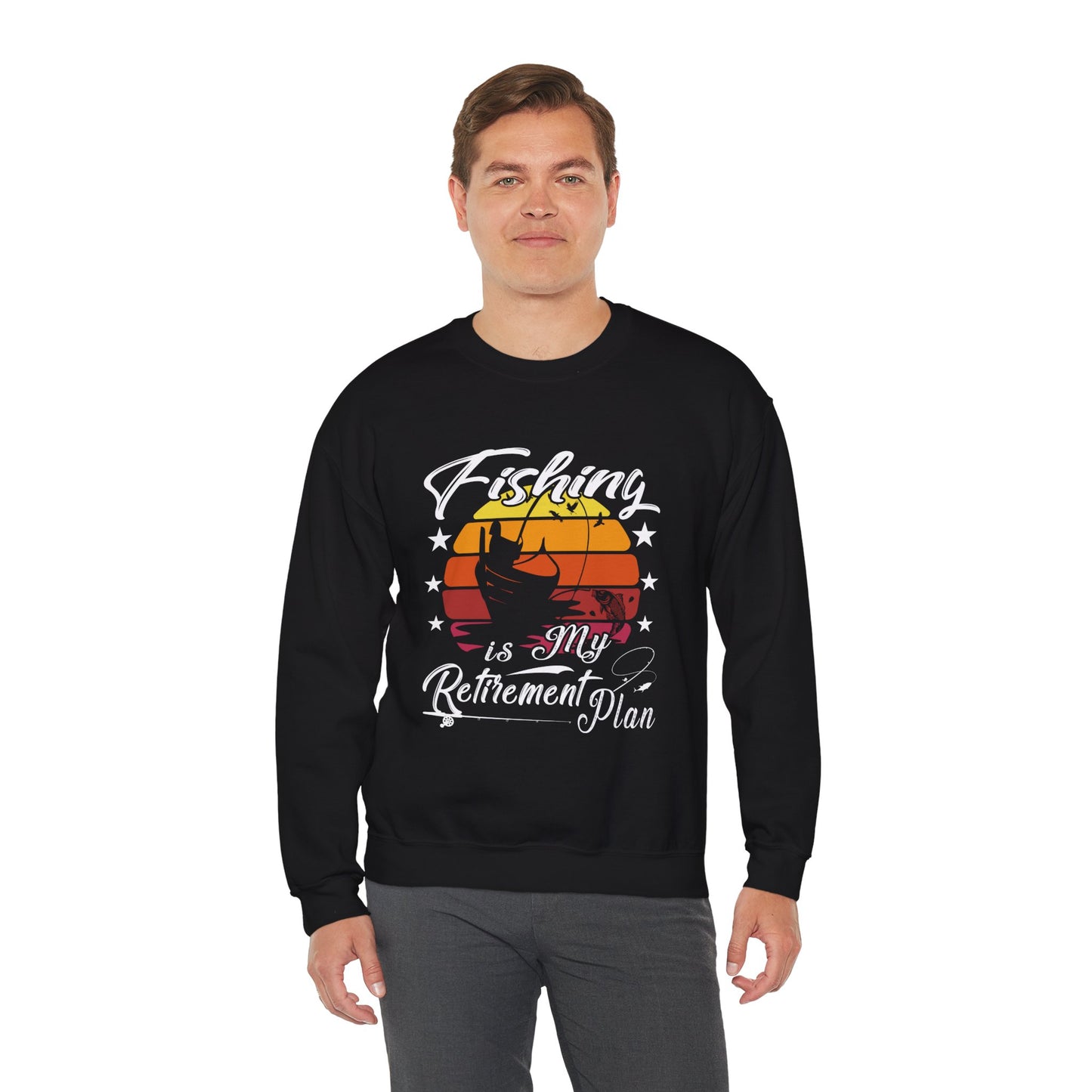 Fishing Retirement Plan Sweatshirt | Unisex Heavy Blend™ Crewneck