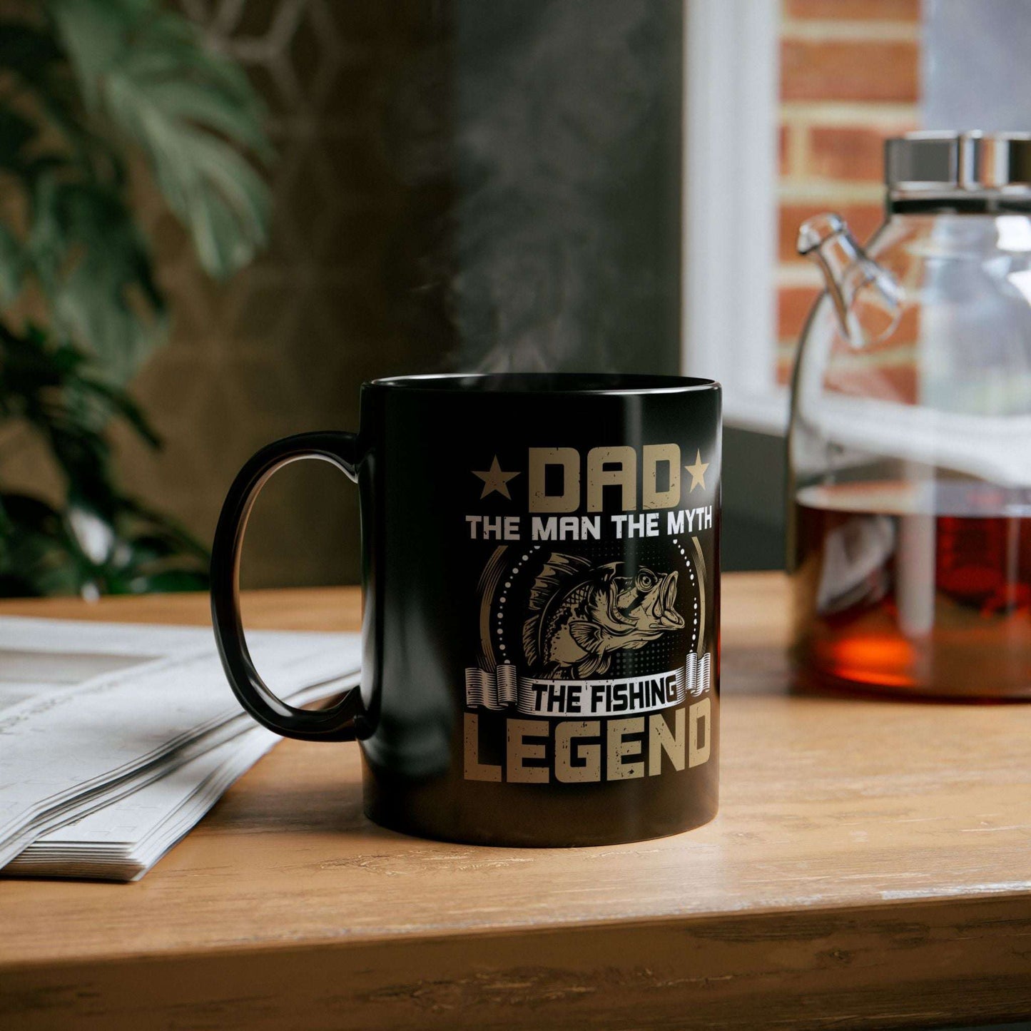 Dad The Man The Myth Fishing Legend Mug - Perfect Gift for Father's Day