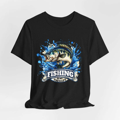 Fishing Is My Therapy Unisex T-Shirt - Perfect Gift for Fishing Enthusiasts