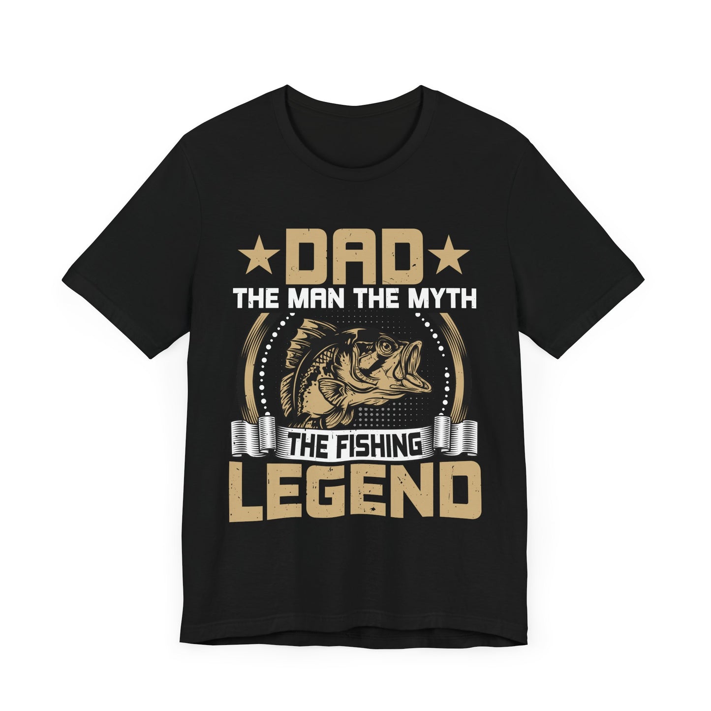 Fishing Legend Dad T-Shirt - Unisex Short Sleeve Tee for Fathers