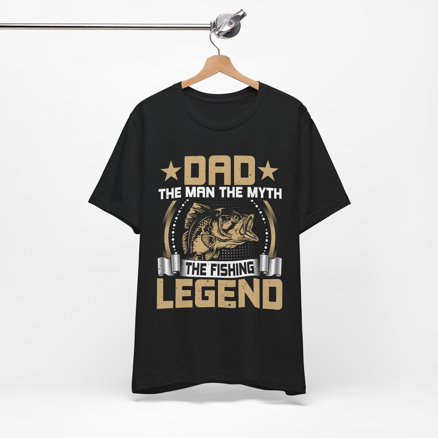 Fishing Legend Dad T-Shirt - Unisex Short Sleeve Tee for Fathers