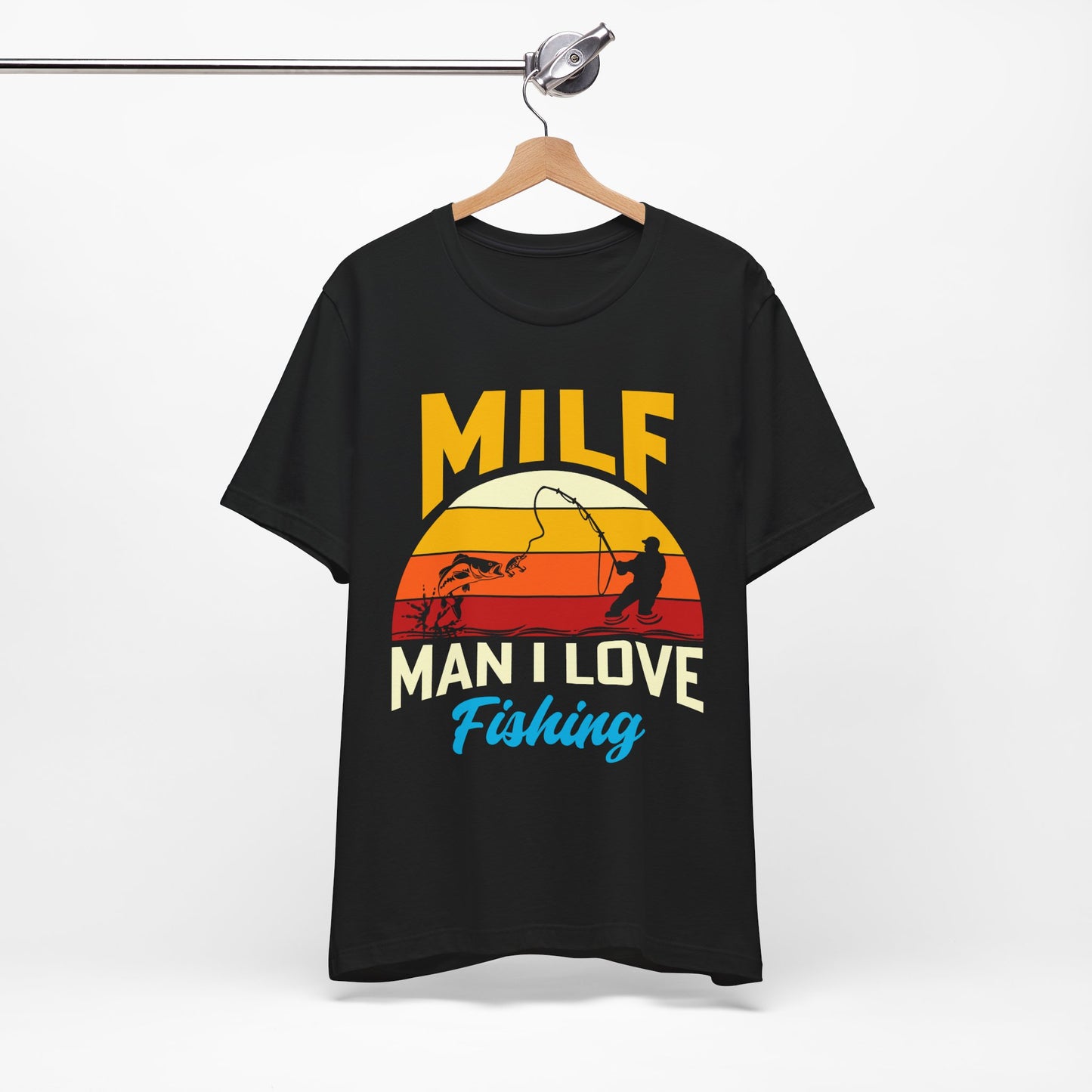 MILF Fishing Unisex Jersey Tee - Fun & Trendy T-Shirt for Fishing Enthusiasts