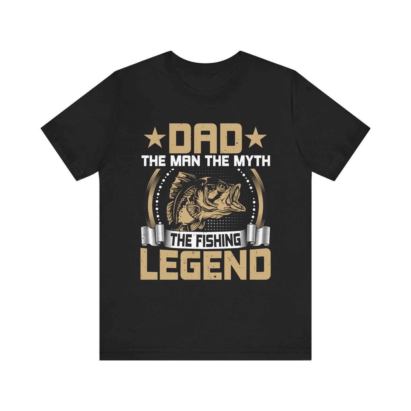 Fishing Legend Dad T-Shirt - Unisex Short Sleeve Tee for Fathers