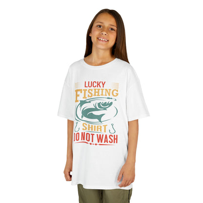 Lucky Fishing Kids Tee - Perfect for Young Anglers & Fishing Enthusiasts