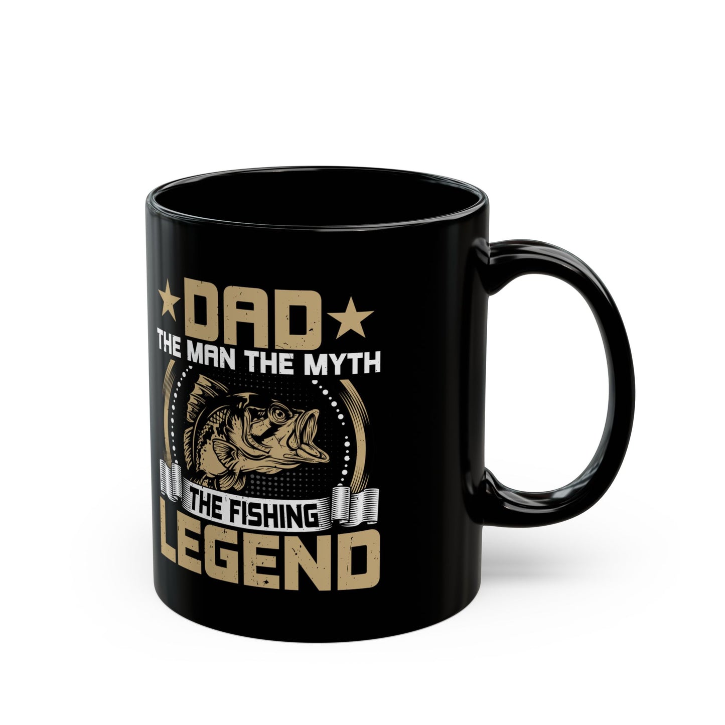 Dad The Man The Myth Fishing Legend Mug - Perfect Gift for Father's Day
