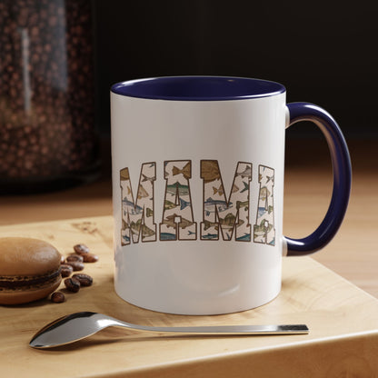 Camo 'MAMA' Accent Coffee Mug - Perfect Gift for Moms