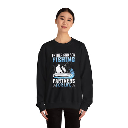Fishing for Life Crewneck Sweatshirt - Ideal for Anglers & Outdoor Enthusiasts