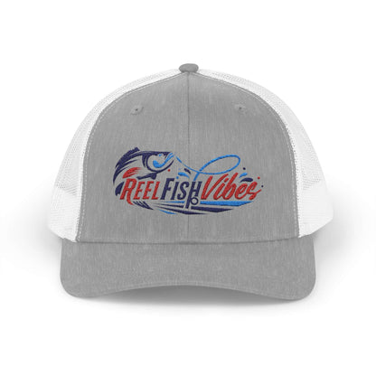 Reel Fish Vibes Snapback Trucker Cap - Perfect for Fishing Enthusiasts
