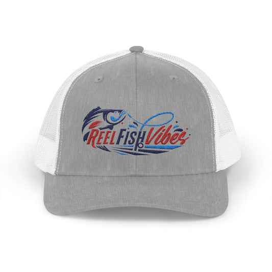 Reel Fish Vibes Snapback Trucker Cap - Perfect for Fishing Enthusiasts