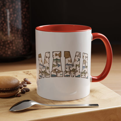 Camo 'MAMA' Accent Coffee Mug - Perfect Gift for Moms