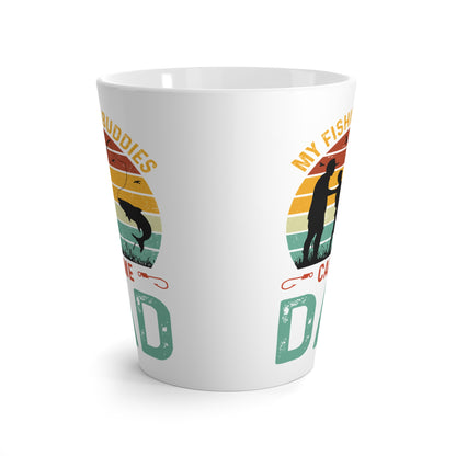 Fishing Buddies Latte Mug - Perfect Gift for Fishing Dads