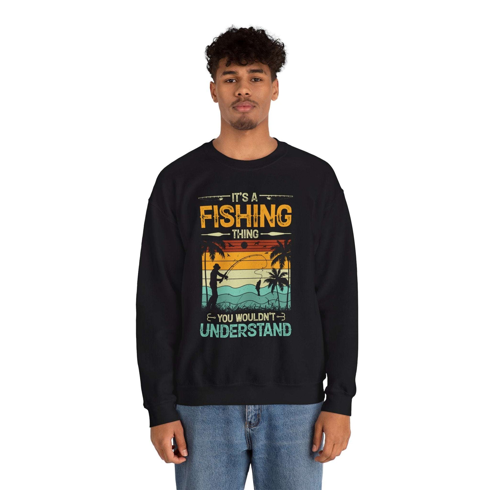 Fishing Things Unisex Crewneck Sweatshirt – Perfect for Anglers
