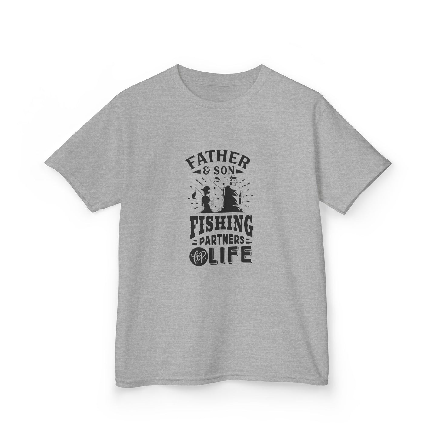 Father & Son Fishing Partners Life Kids Tee