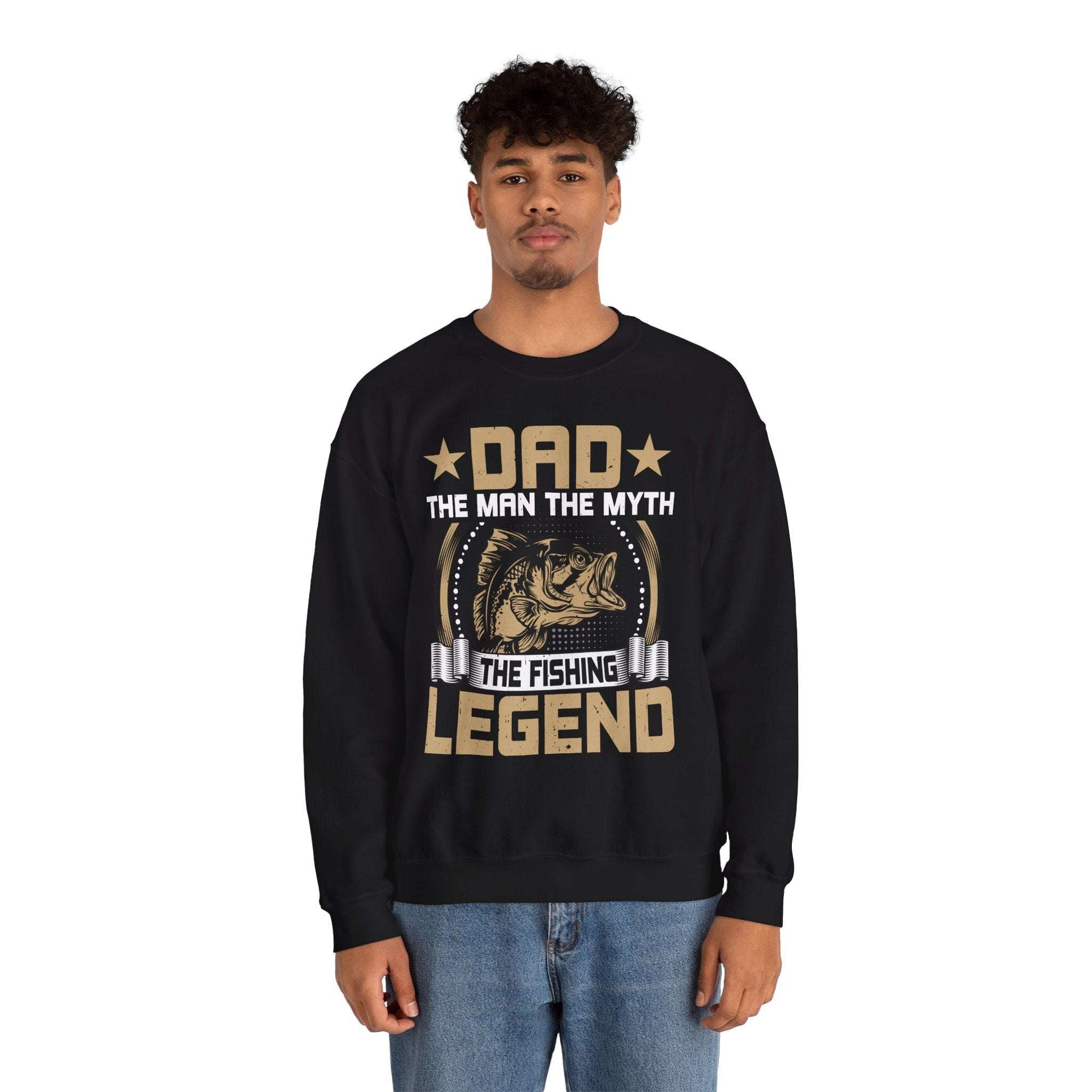 Fishing Legend Sweatshirt for Dad | Unisex Crewneck | Perfect Gift for Father's Day
