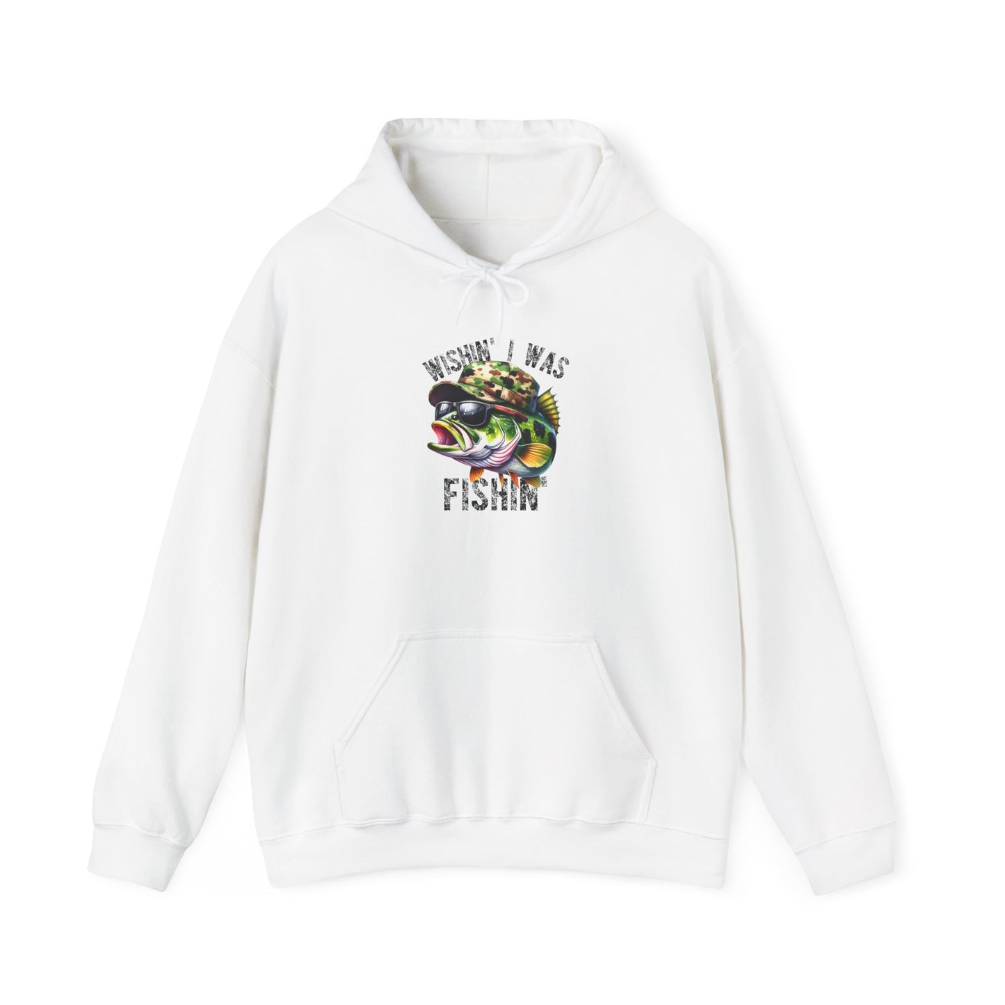Fishing Vibes Unisex Hoodie - Cool Bass Fish Design