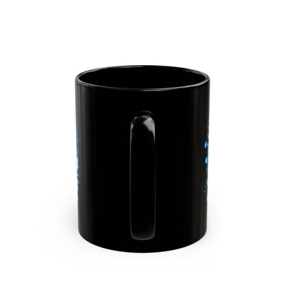 Fishing Therapy Mug - Black 11oz & 15oz Coffee Cup for Anglers