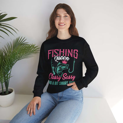 Fishing Queen Sweatshirt – Classy, Sassy & Smart Assy