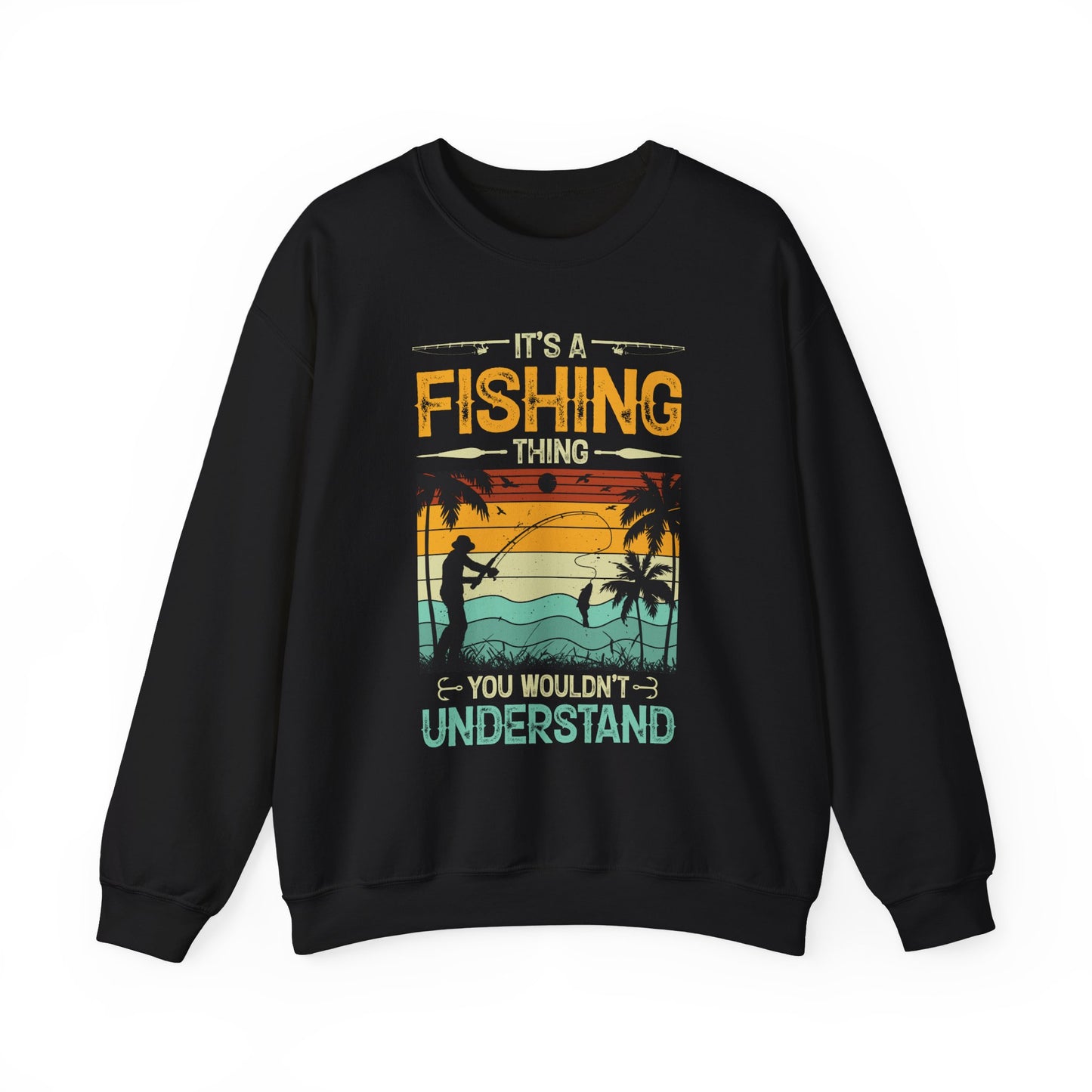 Fishing Things Unisex Crewneck Sweatshirt – Perfect for Anglers