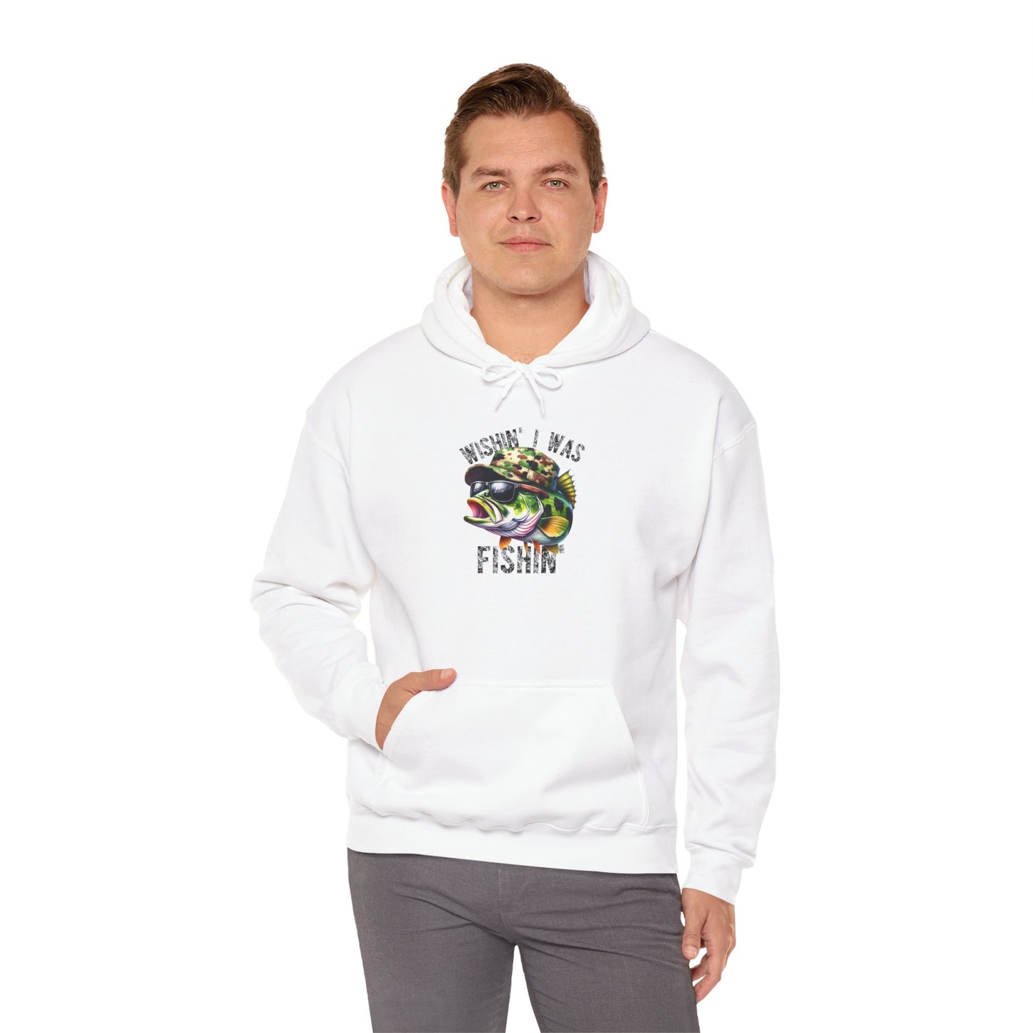 Fishing Vibes Unisex Hoodie - Cool Bass Fish Design