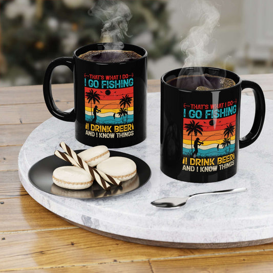 Black Coffee Mug, 11oz