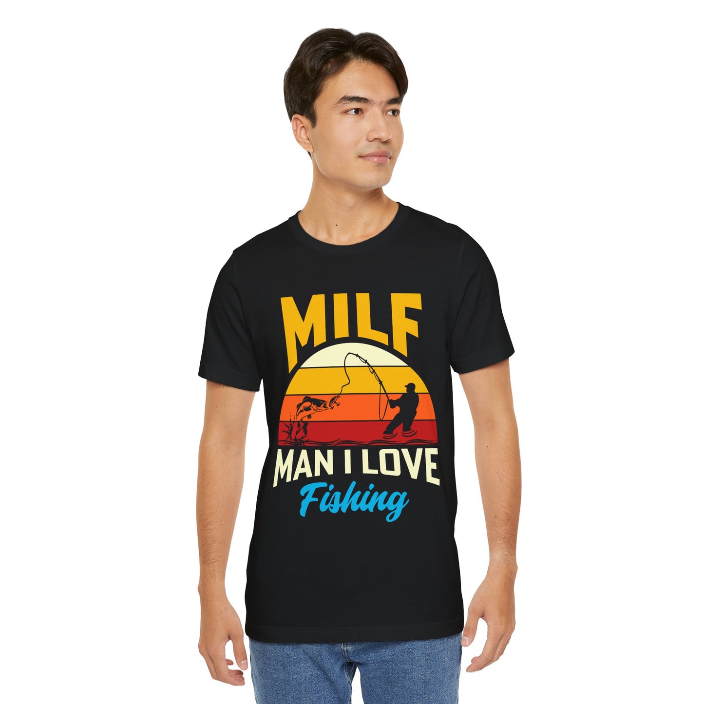 MILF Fishing Unisex Jersey Tee - Fun & Trendy T-Shirt for Fishing Enthusiasts