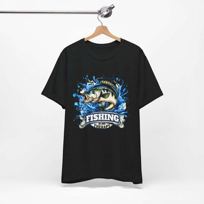 Fishing Is My Therapy Unisex T-Shirt - Perfect Gift for Fishing Enthusiasts