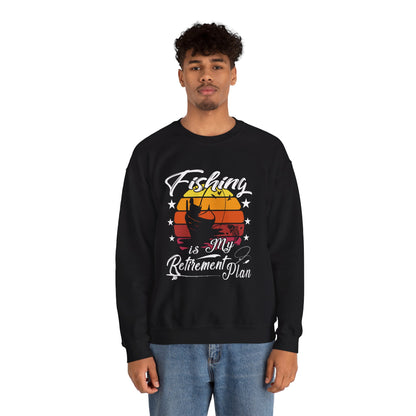 Fishing Retirement Plan Sweatshirt | Unisex Heavy Blend™ Crewneck
