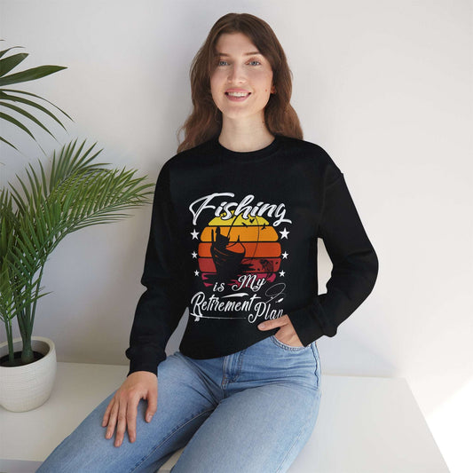 Fishing Retirement Plan Sweatshirt | Unisex Heavy Blend™ Crewneck