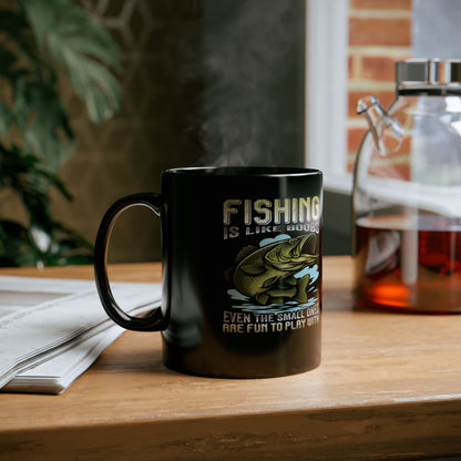 Funny Fishing Mug - "Fishing is Like Boobs" - Perfect Gift for Fishing Lovers